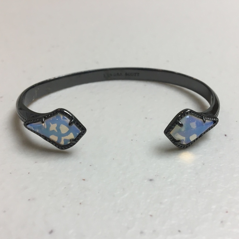 Kendra Scott Bracelet - Gunmetal & Translucent Iri